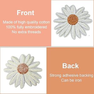 AXEN 42 pièces de patchs thermocollants papillons et fleurs, appliques brodées sur le thème des fleurs pour vêtements, vestes, chapeaux, sacs à dos - Product Image 2