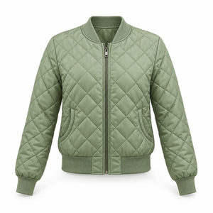 Chaquetas bomber casuales transpirables con cremallera para el invierno, para mujer, últimas novedades, chaqueta de mujer a la moda, nuevo diseño. - Product Image 1