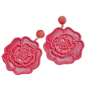 Boucles d'oreilles brodées de perles, mignonnes, élégantes, tendance, magnifiques, dernières créations par MD HANDICRAFTS - Product Image 6