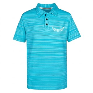 Packs de polos tricotés en polyester pour hommes, polos surdimensionnés à manches courtes pour hommes, et polos épais 100 % coton - Product Image 1