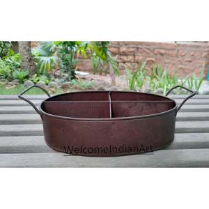 ชุดถาดตกแต่งโลหะโบราณ - Product Image 1