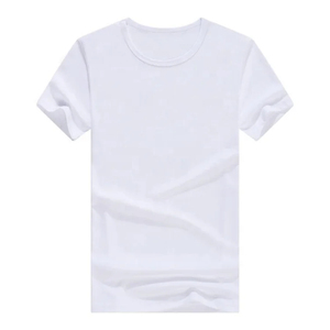 Camiseta de algodón jersey negra para hombre, manga corta, cuello redondo, corte regular, estilo casual - Product Image 2