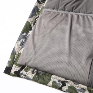 Veste de chasse d'hiver légère en softshell camouflage vert pour hommes et enfants, coupe-vent, imperméable, respirante, pour activités de plein air - Product Image 5