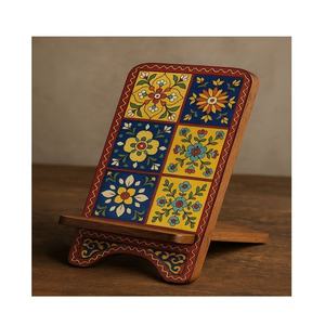 Antique Design Customized Wooden <b>Phone</b> <b>Stand</b> Holder Handcrafted with Painted Finish for Home/Office Decor Wholesale Available - Product Image 2