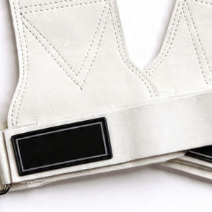 Sangles de musculation en cuir véritable réglables pour poignet, poignées en cuir souple, respirantes et antidérapantes pour l'entraînement - Product Image 5