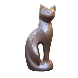 Premium American Style <b>Cat</b> <b>Memorial</b> Urn Featured Baby Pet Cremation Keepsake Structured Premium Pure Burial Ashes Urn for Pets - Product Image 2