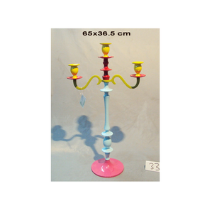 Candelabro decorativo de cinco brazos, elegante acabado en oro y negro, centro de mesa para decoración del hogar, portavelas de lujo para fiestas y sala de estar - Product Image 6