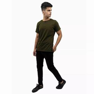 T-shirt en coton pour homme, manches courtes, coupe ample, vêtements pour homme - Product Image 5