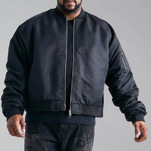 Blouson Bomber Homme Personnalisable Couleur Unie 100% Nylon – Nouvelle Collection Haute Qualité Tendance - Product Image 2