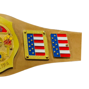 Premium NWA Wrestling Championship Belt Custom High-Quality Collector's Belt with USA Flag Design - Product Image 3