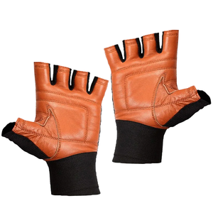 Premium Quality Wrist Support Non <b>Slip</b> Palm Protection <b>Half</b> Finger Weightlifting Gloves Microfiber Gloves - Product Image 6