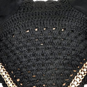 Sous-couches de selle en polycoton personnalisées de haute qualité, bonnets/filets pour chevaux avec rembourrage en polyester, toutes couleurs, nouveaux designs, avec option OEM - Product Image 5