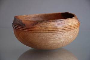 SOFIYA CRAFT Tazón de Servir Hecho a Mano, Ecológico, de Madera Natural Pulida, Clásico, Redondo, para Ensaladas, Frutas, Bocadillos, Vajilla de Cocina - Product Image 3