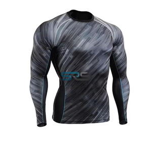 Rashguard Homme Haute Qualité - Sans Manches/Manches Longues, Décontracté, Simple, Respirant, Personnalisable, Anti-bactérien, Séchage Rapide, Performant - Product Image 6