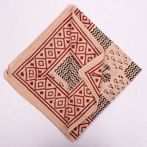 Foulard carré en coton fait main, imprimé au bloc, style Bagru, pour femme, couvre-tête et cou, bandana, mouchoir, vente en gros - Product Image 3