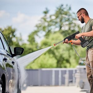 Idropulitrice Portatile Senza Fili da 300W, 400PSI, 3-4 Ore di Ricarica, 15 Minuti di Autonomia, con Bottiglia Schiumogena Regolabile - Product Image 2