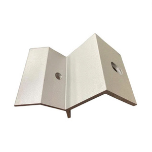 Kit de Abrazaderas para Láminas Corrugadas de Panel Solar Anodizado AL6005-T6 V22 con Almohadilla de EPDM y Tornillos Autorroscantes HDG - Product Image 3