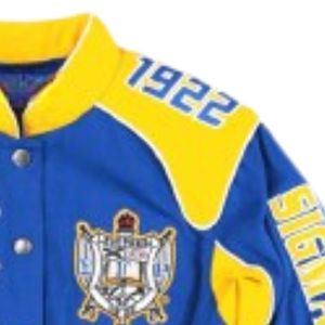 Chaqueta Universitaria Personalizada con el Año de Fundación de Sigma Gamma Rho, Chaqueta Varsity con Letras Griegas de la Hermandad, Ropa Casual de Calle, Prenda Exterior de Moda - Product Image 6