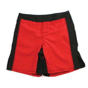 Pro-Series Red & Black MMA <b>Shorts</b>: Competition Grade 4-Way Stretch Training Wear for <b>Grappling</b> & BJJ - Custom Team OEM Service - Product Image 1