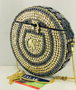 Luxury Quality Metallic Handmade <b>Clutch</b> <b>Bag</b> for Women Evening Wedding <b>Small</b> <b>Clutch</b> Purse Crochet Pouch Beach <b>Bag</b> By FWE - Product Image 2