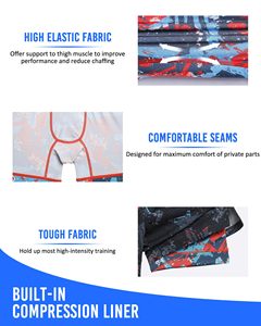 Pantalones Cortos Deportivos 2 en 1 para Hombre, de Secado Rápido, Transpirables, de Doble Capa, de 3 Pulgadas, para Entrenamiento de Verano, Gimnasio, Deportes, Trail y Actividades al Aire Libre - Product Image 3