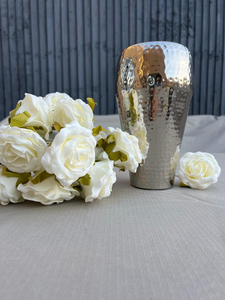 premium Quality Metal Iron Flower <b>Vase</b> Handcrafted Decorative Centerpiece Durable Lightweight Rust Resistant For Home Hotel - Product Image 6