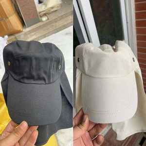 Casquette de protection solaire d'été pour hommes, avec couvre-visage et cou, respirante, légère, pour la pêche en plein air, la randonnée, chapeau de protection UV - Product Image 4