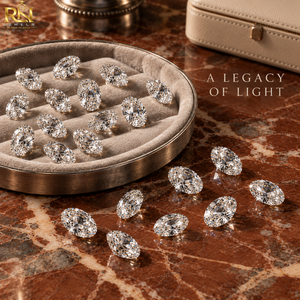 Diamant ovale de 12,00 carats cultivé en laboratoire à dispersion de lumière radiante |   Pierre facettée de précision couleur DEF, conception de bijoux sur mesure RN - Product Image 4