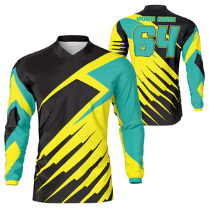 Jersey de motocross diseñado para caminos accidentados con costuras resistentes y un ajuste atlético suave. - Product Image 1