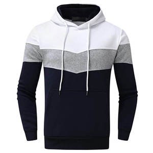 Chándal con Capucha para Hombre, Diseño Color Block, Manga Larga, Informal, para Otoño, con Bolsillos Laterales, Corte Regular - Product Image 3