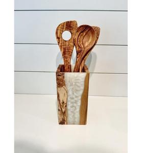 Cuchara Artesanal de Resina y Madera |   Utensilio de Cocina de Madera Único - Product Image 5