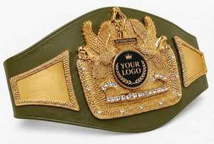 Custom Leather Breathable Unisex Championship <b>Belt</b> 3D Embossed Plated Heavyweight Main Plate Boxing Taekwondo Karate <b>Wrestling</b> - Product Image 3