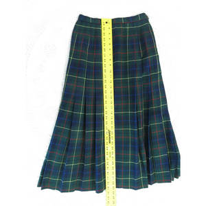 Falda Plisada de Lana Tartán 2026, Falda Tradicional Escocesa de Longitud Midi para Mujer, Estilo Kilt - Product Image 5