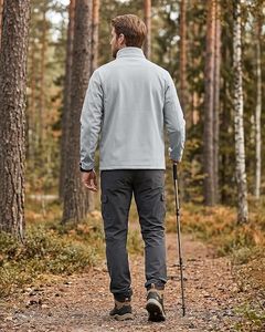 Wholesale <b>Men's</b> Waterproof Softshell <b>Jacket</b> <b>Fleece</b> <b>Lined</b> Windproof Hiking Outdoor <b>Jacket</b> With Pockets Custom Logo - Product Image 4