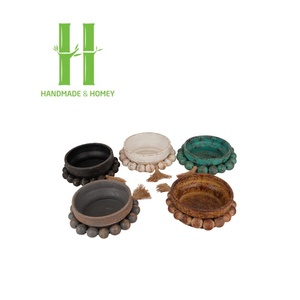 ไม้รูปหัวใจแป้งชามไม้ชามแป้ง OEM ที่กำหนดเองทำด้วยมือชามแป้งสำหรับทำเทียนเวียดนามผู้ค้าส่ง - Product Image 4