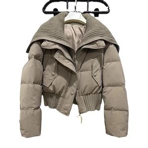 Chaqueta acolchada personalizada al por mayor, chaqueta transpirable de invierno a la moda, fabricante impermeable, chaqueta con cremallera para mujer OEM - Product Image 6