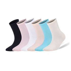 Calcetines de Bambú Sin Costuras para Mujer, Talla 6 9, 6 Pares con Caja de Regalo, Cómodos, de Fibra de Bambú - Product Image 1