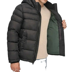 Veste matelassée unisexe personnalisée, chaude et résistante au froid, pour l'hiver, design tendance, grande taille, pour homme, rembourrage en duvet, col montant, toile pour garçons, 2026 - Product Image 3