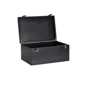 Caja de Almacenamiento de Madera Maciza, Organizador de Madera Grande con Tapa, Caja de Almacenamiento Decorativa de Estilo Vintage, Organizador para el Hogar - Product Image 3