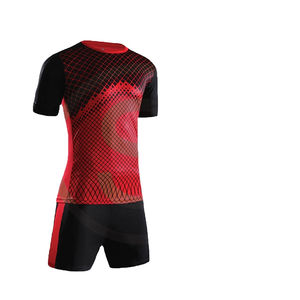 เสื้อฟุตบอลซับลิเมชั่นคุณภาพดีที่สุด ระบายอากาศได้ดีเยี่ยม ผลิตจากโพลีเอสเตอร์ 100%  รับสั่งทำสีตามต้องการ ชุดทีม - Product Image 1