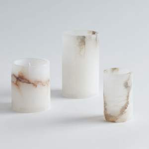 Candelabro Clásico de Piedra Alabastro, Hecho a Mano, Decorativo, Accesorio de Iluminación Interior de Lujo - Product Image 2