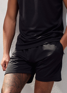 Shorts de basketball personnalisés pour hommes 100 % polyester, séchage rapide, respirants, grandes tailles, imprimés, coupe ample, vente en gros - Product Image 4