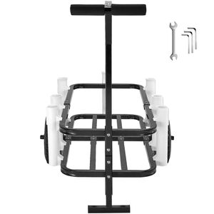 Carrello da Pesca da Spiaggia con Capacità di Carico di 90 kg, Ruote Grandi da 11 Pollici, Pneumatici in Gomma Rinforzata per Sabbia, Mare e Campeggio - Product Image 1