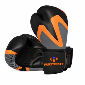 Guantes de Boxeo Sanda de Cuero Genuino para Entrenamiento Profesional, con Logotipo Personalizado, Cierre de Gancho y Bucle, Correa de Muñeca Ajustable, Tela de Paracaídas Coreana - Product Image 6