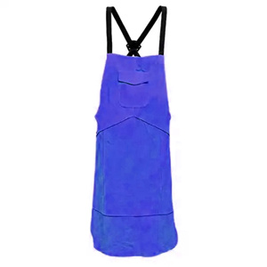 ISO-Certified Cotton Flame-Resistant Cowhide <b>Leather</b> Welder <b>Apron</b> Industrial Safety <b>Apron</b> for Welding - Product Image 5
