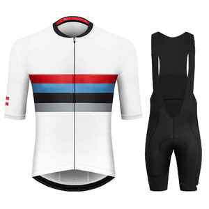 Ensemble de maillot de cyclisme numérique respirant et de haute qualité, deux pièces, séchage rapide, options de tailles adultes, logo personnalisé - Product Image 3