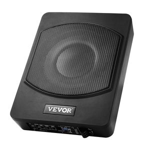 Subwoofer de voiture compact 240W 10 pouces, amplificateur intégré, profil bas, pour installation sous le siège - Product Image 1