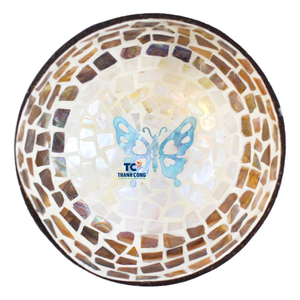 โรงงานผลิตชามมะพร้าวคุณภาพสูง งานฝีมือธรรมชาติจากเวียดนาม ชามเปลือกมะพร้าวเวียดนามสำหรับส่งออก - Product Image 1