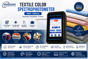 Spectrophotomètre textile portable 400-700nm, résolution 1nm, analyseur de correspondance des couleurs, testeur de différence de couleur OEM, Fabric Sensegood - Product Image 2