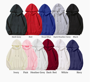 Sweat-shirt à capuche personnalisé pour bébé garçon ou fille, couleur unie, manches longues, pull à capuche pour tout-petits, adultes, unisexe - Product Image 1